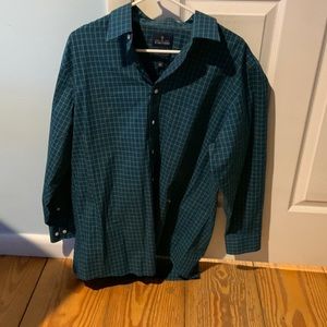 Stafford mens 16.5 regular fit button down dress shirt